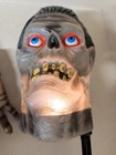 Vintage Tales From The Crypt Blow Mold Head Yard Stake Flashing Lights Halloween