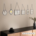 12pcs Brass Glass Frames  Wall Hanging Glass Frames For Pressed Flowers