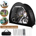 Outdoor Bike Storage Tent Fan-shaped Dual-door Bike Tent Shed For 2 To 4 Bikes