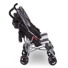 Side By Side Double Stroller Adjustable Recline Lightweight Foldable Travel Red