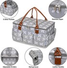  Extra Large Diaper Caddy  Craft  Toy Organizer With Zip-top Cover