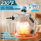 Sakerplus Handheld Steam Cleaner 1050w Pressurized Steamer W  9 Accessories