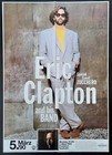 Eric Clapton 1990 Concert Poster Frankfurt Germany 1st Print  Subway Poster 