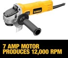 Dewalt Angle Grinder 4 1 2 In 12 000 Rpm 120v Ac  Dwe4011