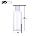 6x  Small Travel Size Bpa-free Plastic Bottles With Flip Cap  3 4 Oz 100ml  