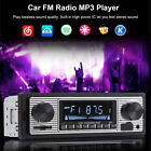 Vintage Car Fm Radio Mp3 Player Bluetooth Usb Classic Stereo Audio Receiver Aux