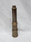 Vintage Brass Spyglass Telescope     Nautical Seafaring Monocular     Extendable