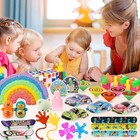 60 Pcs Party Favors Carnival Treasure Box Toys Classroom Prizes Multicolor 