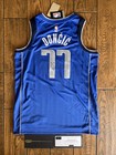 Luka Doncic Autographed signed Mavericks Nike Swingman Jersey Panini Authentic