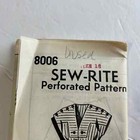 Vintage 60 s  Sew-rite Mail Order Pattern  8006 Women s Dress Size 18 Htf Rare