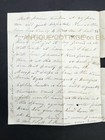 1838 Antique Stampless Cover Letter Bridekirk Gb Maj George Platt New Brunswick