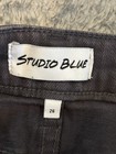 Studio Blue Jeans Womens 26 Gray Skinny Denim Stretch Casual Pants