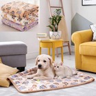 3 Pack Pet Blanket  Soft Plush Paw Print Dog Blanket Washable 30 X 20