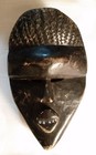 Antique Kono Tribal Mask Sierra Leon West Africa Hand Carved Painted Wood Rare