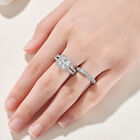 4ct Engagement Promise Wedding Ring Sets For Women 5a Cz Sterling Silver Sz 4-13