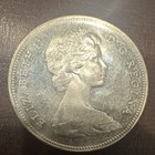 Canada 1966 Silver  1 One Dollar Coin Queen Elizabeth Ii Canada Dollar