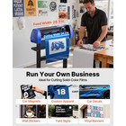 Uimoso 28  Vinyl Cutter plotter Sign Cutting Machine Software 20blades Lcd Black