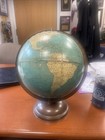 Vintage Cram s Universal Terrestrial Globe 12  Ww 2 Era Made In Usa Metal Base 
