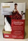 Sunbeam Microplush Electric Heated Throw Blanket New 50 X 60 In Slate Gray
