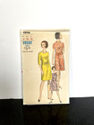 Vintage Vogue Pattern 6848 1960 s Straight Dress 3 Sleeve Lengths Sz 14 Cut Htf