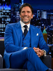 Men Bright Blue 3 Piece Suit Peak Lapel Wedding Prom Business Slim Outfit