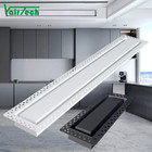 Flush Wall Vent White Steel Modern Hidden Air Register Hvac Cover 12 X 6 In