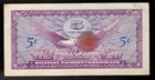5 Cents  Mpc Series Of 641 Plate   43 Au Major Stain