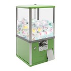 25-cent Gumball Machine 20  H Vending Coin Bank Vintage Gumballs Dispenser Green