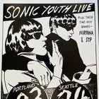 Sonic Youth Nirvana Portland Seattle Concert Poster 1990 Raymond Pettibon