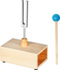 528hz Tuning Fork Set     Aluminum Alloy With Wooden Resonance Box   Mallet