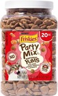 Purina Friskies Natural Cat Treats Party Mix Natural Yums With Real Salmon 20 Oz