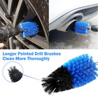 22pcs Car Cleaning Tool Set Brush Kit Interior Exterior Detailing Drill Attach