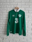 Ireland Irfu Rugby Canterbury Home Jersey Shirt Camiseta Longsleeve Size M