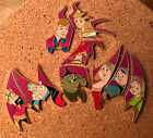 Sleeping Beauty 65th Maleficent Dragon Puzzle Complete 10 Pin Set Disney Aurora