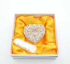 Arras De Boda  Silver Wedding Arras 13 Unity Coins Bridal Heart Box