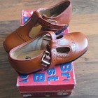 Buster Brown Girls Mary Jane Dress Shoes Brown Buckle Round Toe Us 9 5 B