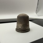 Vtg Stern Bros Sterling Scenic Lighthouse Engraved Sz 8 Thimble 16 75x18mm 2 3g