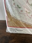 Bucilla Bows   Lace Christmas Tree Skirt Kit 45  Round Cotton Ribbon Needle