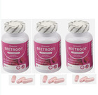 3x Rosabella Organic Beet Root 60 Capsules Natural Energy Boost Blood Pressure