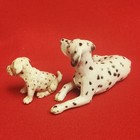 Schleich Dalmatian Dog Figurines Adult And Puppy 1997