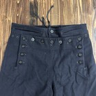 Vintage 1940s Wwii Us Navy Crackerjack 13 Button Sailor Wool Flared Pants 28x29