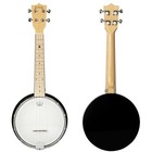 4 String Banjolele  Banjo Ukulele Concert Size 23 Inch  black 