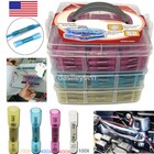 1000pcs Waterproof Heat Shrink Butt Wire Splice Crimp Connectors Terminals Kit