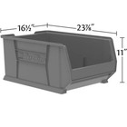Akro-mils 30288 Super-size Akrobins Plastic Storage Bins Space-saving