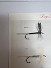 Vintage 1963 Dry Flies Fly Fishing Print Art Plate Trout Wulff March Brown 6x9 5