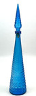 Empoli Aztec Dots squares Genie Bottle - Rich Cheerful Blue 22  Excellent Mcm
