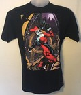 Harley Quinn Youth Large Graphic Tee Black Short Sleeve Dc Comics Batman Euc