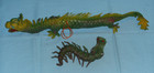 Vintage Dragon Jiggler Lot X2 Rubber Toy Free Ship