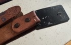 Vintage Bsa Avondale Scout Reservation Brass Belt Buckle Tooled Leather Belt 36 