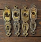 Antique Door Backplates Metal Hardware Vintage Victorian Art Nouveau Deco